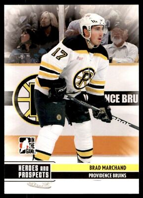 #ad 2009 ITG Heroes and Prospects #32 Brad Marchand ROOKIE Providence Boston Bruins $5.99