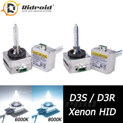 #ad 2x Xenon D3S D3R HID Bulbs Kit 35W OEM Headlight Direct Replacement 6000K 8000K $19.99