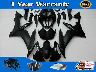 #ad Fairing Injection Molded Fit for Yamaha 2004 2005 YZF R1 Matte Gloss Black p004 $429.99