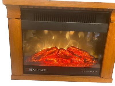 #ad Heat Surge Compact 1200 Watt Electric Wood Fireplace Movable Heater 30000830 $95.20