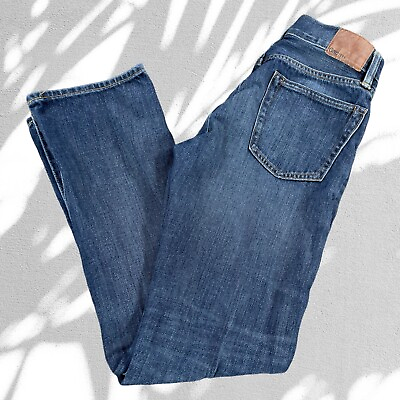 #ad Gap 1969 Straight Vintage Fit Jeans 28x28 Faded Blue Denim Dark Wash $20.99