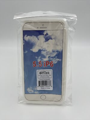 #ad New Ontek Silicone iPhone 6 Plus Clear Phone Case $7.50