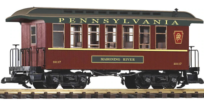 #ad PIKO G Scale New 2024 Pennsylvania Railroad PRR Wood Coach #23117 38657 $123.99