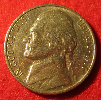 #ad 1971 P Jefferson Nickel Circulated G Good to VF Very Fine $2.38