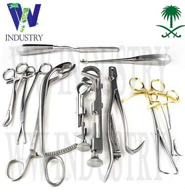 #ad 10 Assorted Orthopedic Surgical Instruments Custom Made Set $105.30
