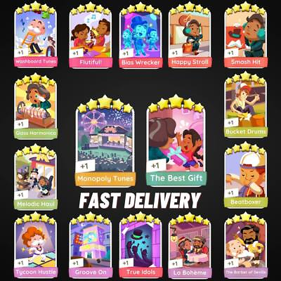 #ad #ad 5 4 Star Stickers for Monopoly Go Read Description FAST Delivery $6.50