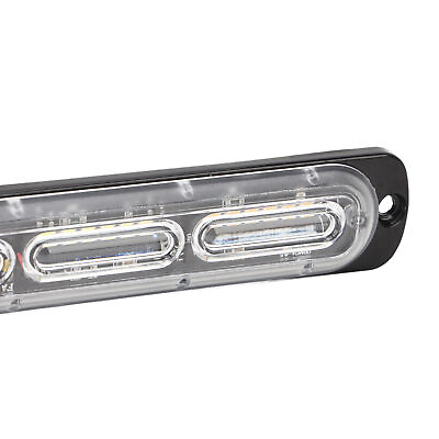 #ad Car Auto 12V LED Emergency Strobe Light 72W White Amber Light Caution Hazard $10.24