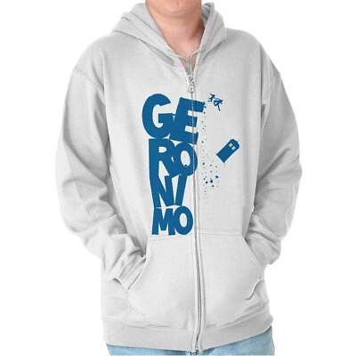 #ad Geronimo Time Travel Sci Fi British TV Show Adult Zip Hoodie Jacket Sweatshirt $32.99