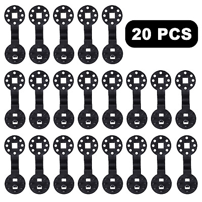 #ad 20 50 100Pcs Shade Cloth Clips Shade Fabric Clamps Grommets for Net Mesh Cover $7.99