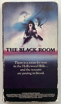 #ad The Black Room VHS 1985 Vestron 1982 Cult Erotic Horror Hollywood $70.00