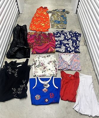 #ad Vintage Lot Of Eleven 11 Dresses amp; Skirts Mixed Dress Lot Skirt Lot VTG Lot $19.99
