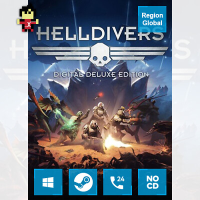 #ad HELLDIVERS Deluxe Edition for PC Game Steam Key Region Free $5.84