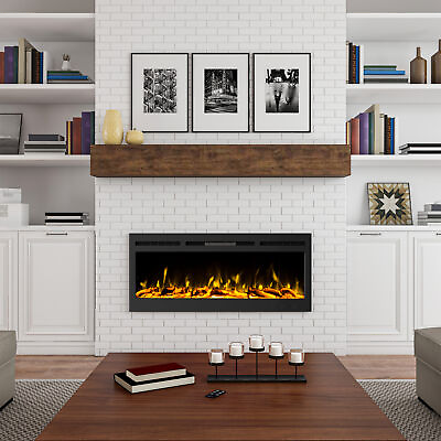 #ad 50 In Electric Fireplace Front Vent for Wall Mount or Recessed Remote Control $353.99