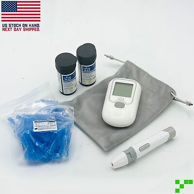 #ad #ad Blood Glucose Test Kit Diabetes Sugar Monitor 100 Lancets 100 Strips Meter Home $19.95