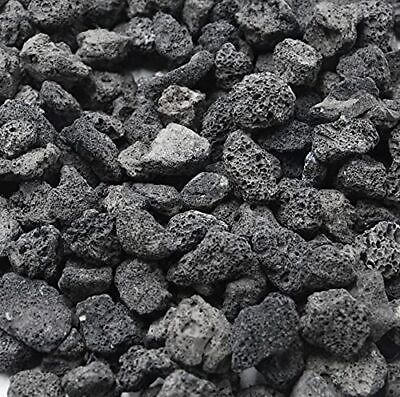#ad 3 8quot; 3 4quot; Natural Stones Lava Rock Granules for Gas Fire Pit Fireplace ... $25.29