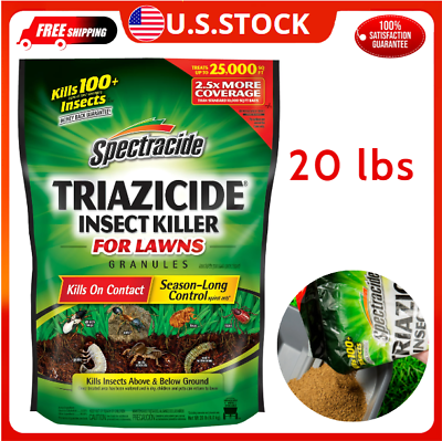 #ad Spectracide Triazicide Insect Killer for Lawns Granules 20 lbs NEW $15.48
