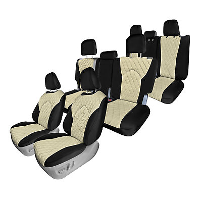 #ad Custom Fit Car Seat Covers for Toyota Highlander LE 2020 2024 $159.99