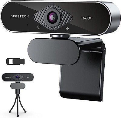Full HD Webcam with Microphone 1080P USB Web Camera for Laptop PC $12.99