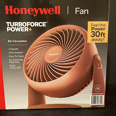 #ad HONEYWELL TURBO FORCE POWER AIR CIRCULATOR FAN TERRACOTTA $22.99