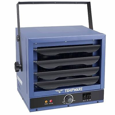 #ad Electric Garage Heater 5000 Watt Ceiling Mount Shop Heater with 3 Heat Level... $139.23