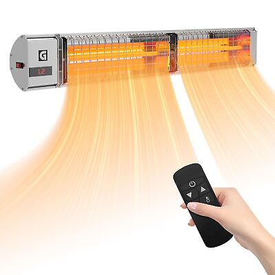 #ad Electric Infrared Heaters Wall amp; Ceiling Mounted Waterproof Space Patio Heaters $190.08