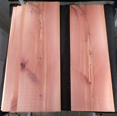 #ad Red Cedar 24quot; x 6quot; x 1 2quot; Thin Wood 5pcs. Smells Great $18.29