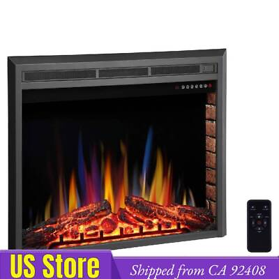 #ad 36quot; Electric Fireplace Insert Recessed Electric Stove Heater from CA 92408 $269.99
