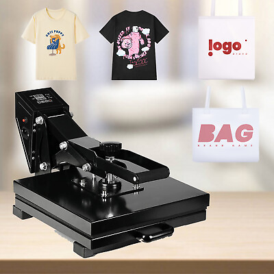 #ad Digital Heat Press 16quot;x20quot; Sublimation Transfer Machine for T shirts Plates bag $229.29