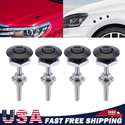 #ad 4x Bumper Quick Release Fasteners Set For Racing Car Trunk Fender Hatch Lid $8.60