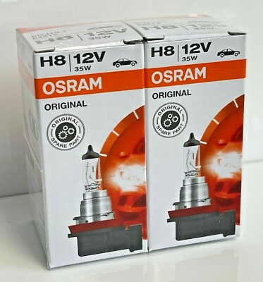 #ad 2x Osram H8 Halogen Fog Bulb Lamps 64212 12V 35W $16.95