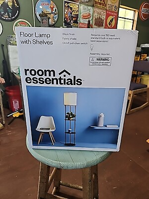#ad Shelf Lamp Black Room Essentials $29.99