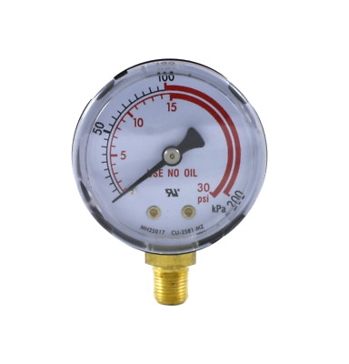 #ad Low Pressure Gauge for Propane Regulator 0 30 psi 2 inches 1 8quot; NPT Thread $13.90