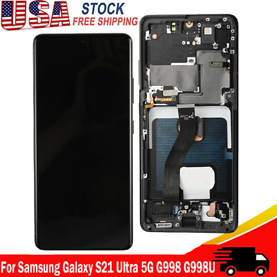 #ad #ad For Samsung Galaxy S21 Ultra 5G SM G998U U1 LCD Display Touch Screen Replacement $130.99