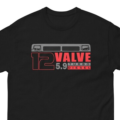 #ad First Gen Shirt 12 Valve Turbo Diesel Truck T Shirt $19.49