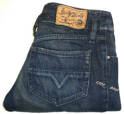 #ad Diesel Womens Size W30 X L32 Diesel Matic Dirty Thirty Blue Denim Jeans AU $69.95