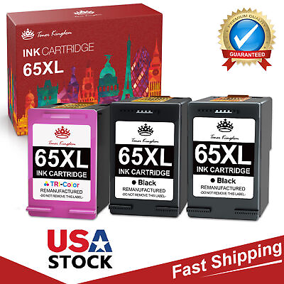 #ad 65 XL 65XL Ink Cartridge For HP Deskjet 2600 2652 2636 ENVY 5010 5052 5055 LOT $9.05