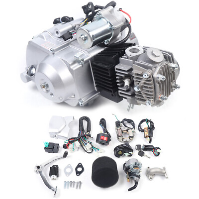 #ad 125CC Engine Motor Kit Semi Auto 31 Reverse fit ATV Go Kart Bike Quad 4 Stroke $263.08