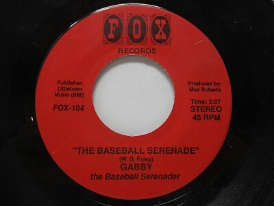 #ad Gabby The Baseball Serenader Baseball Serenade Just Talkin#x27; Baseball 45 Fox $4.99