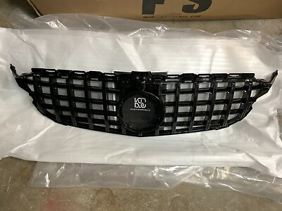 #ad 2019 Panamericana GT Style Grill BLACK Benz W205 C Class WITH CAMERA $499.00