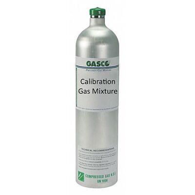 #ad Gasco 58L 403E Calibration Gas Carbon Monoxide Hydrogen Sulfide Methane $152.99