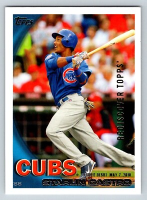 #ad 2010 Topps Update Rediscover Gold Buyback #US135 Starlin Castro $4.00