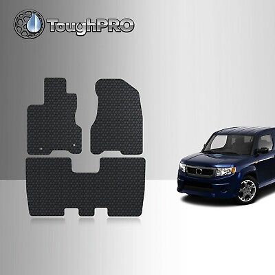 #ad ToughPRO Floor Mats Black For Honda Element SC All Weather Custom Fit 2007 2011 $69.95