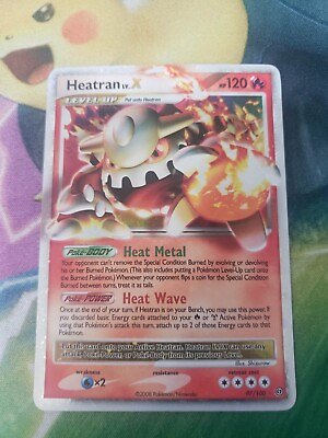 #ad Heatran LV.X 97 100 Diamond amp; Pearl Stormfront Ultra Rare Pokemon TCG LP $19.99