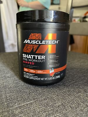#ad Shatter Pre Workout Ripped Icy Rocket 8.83 oz 250 g $27.99