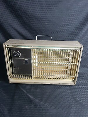 #ad Vintage Sears 3 heat fan forced electric radiant heater up to 1500 watt $45.00