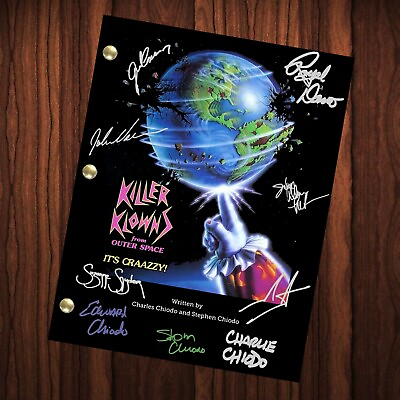 #ad Killer Klowns from Outer Space Signed Autographed Script Full Screenplay Full $24.99
