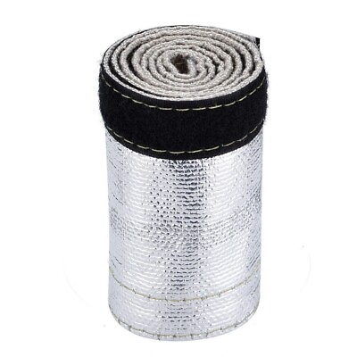 #ad 2000° Metallic Heat Shield Sleeve Insulated Wire Hose Cover Loom 3 4quot; 3FT $9.99