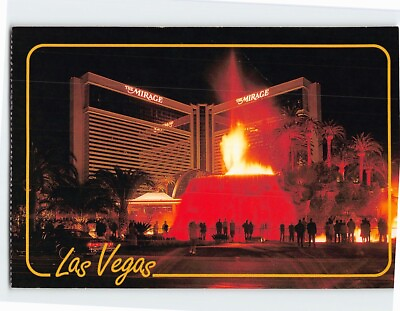 #ad Postcard The Mirage Volcano Las Vegas Nevada USA $9.09