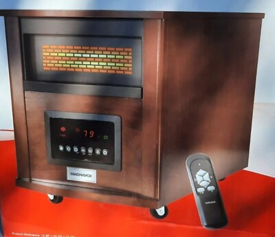 #ad Magnavox 10 element Infrared Heater wood cabinet Portable Heater BRAND NEW $159.99