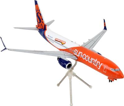 #ad Boeing 737 800 Commercial Aircraft Sun Country Airlines Orange And White Gemini $118.87